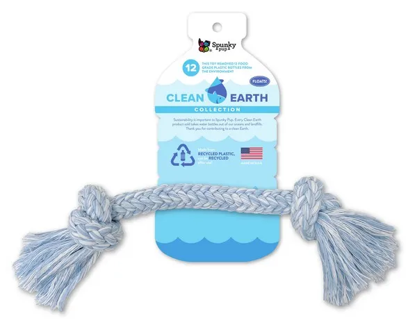 1ea Spunky Pup Clean earth Recycled Rope Large - Toys